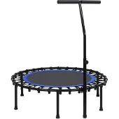 vidaXL Trampoline de fitness avec poignée 102 cm