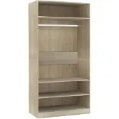 vidaXL Garde-robe Chêne sonoma 100x50x200 cm Bois d'ingénierie