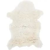 vidaXL Peau de mouton Crème (60-70)x(90-100) cm