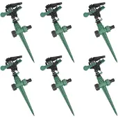 vidaXL Arroseur à impulsions Arroseur Sprinkler Arroseur à impulsions 6 pièces