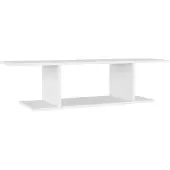 vidaXL Meuble TV mural blanc 103x30x26,5 cm