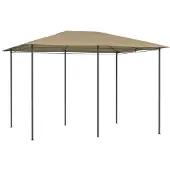 vidaXL Pavillon 3x4x2,6 m Taupe 160 g/m