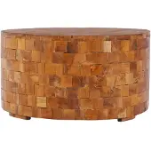 vidaXL Table basse 60x60x35 cm teck massif