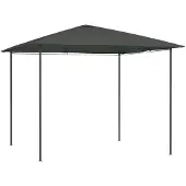 vidaXL Pavillon 3x3x2,6 m Anthracite 160 g/m