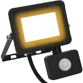 vidaXL Projecteur LED avec capteur 20 W blanc chaud