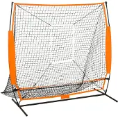 vidaXL Filet d'entraînement multisport Baseball Noir 174x76x158,5 cm