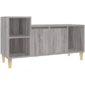 vidaXL Armoire TV Gris Sonoma 100x35x55 cm Bois composite