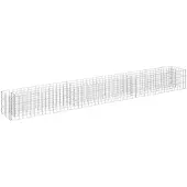 vidaXL Gabion haut-plateau Acier galvanisé 270 x 30 x 30 cm