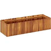 vidaXL Lit surélevé de jardin 100 x 30 x 25 cm bois massif acacia