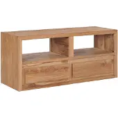 vidaXL Armoire TV 90x30x40 cm en teck massif