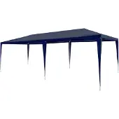vidaXL Tente de réception 3x6 m PE bleu