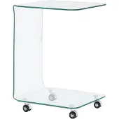 vidaXL Table basse 45x40x63 cm verre trempé
