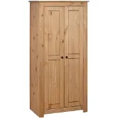 vidaXL Garde-robe 80x50x171,5 cm Pin massif Assortiment Panama