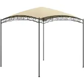 vidaXL Pavillon 3x3x2,65 m Crème 180 g/m