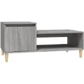 vidaXL Table basse Gris Sonoma 100x50x45 cm Bois composite