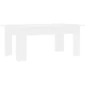 vidaXL Table basse blanche 100x60x42 cm Bois composite