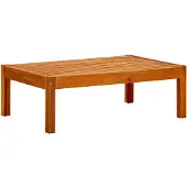 vidaXL Table de jardin 85x57x29 cm bois massif acacia