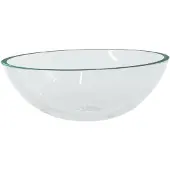 vidaXL Lavabo en verre 50 x 37 x 14 cm, transparent