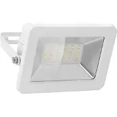 Goobay Projecteur LED d'extérieur, 30 W avec 2550 lm, lumière blanc neutre 4000 K et presse-étoupe M16 blanc