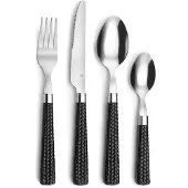 Big Buy Cooking Amefa Paille Cutlery Set 24 Pieces Metal Bicolour (25 cm)