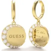 GUESS Boucles d'oreilles Phases de lune, (Acier inoxydable)