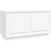 vidaXL Armoire TV Blanc 80x35x45 cm Bois composite