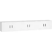vidaXL Armoires murales TV 3 pcs. Blanc 80x34,5x40 cm