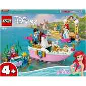 LEGO 43191 Disney Princess Bateau de fête d'Arielle, bateau avec mini-poupée d'Arielle la sirène, jouet pour enfants à partir de 4 ans