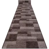 Rugsx TAPIS DE COULOIR antidérapant ICONA marron 67cm 67x500 cm