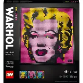 LEGO 31197 Art Andy Warhol's Marilyn Monroe Set, affiche pour collectionneurs, décoration murale, puzzle DIY pour adultes