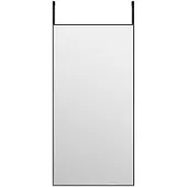 vidaXL Miroir de porte Noir 40x80 cm Verre et aluminium