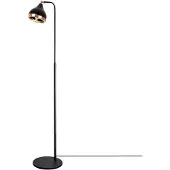 Opviq , Yldo - NT - 146, Lampadaire, noir, métal, 40 x 28 x 150 cm