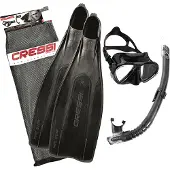 Cressi Pro Star Snorkeling Set Noir EU 43-44