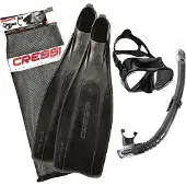 Cressi Pro Star Snorkeling Set Noir EU 45-46