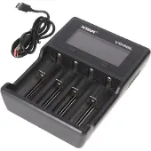 XTAR Vc4sl Li-ion/ni-mh/ni-cd 18650 Battery Charger Clair One Size / EU Plug 220V