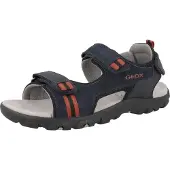 Geox Chaussures ouvertes 'J S. Strada A' gris / orange