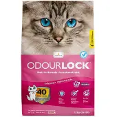 OdourLock 2x 12kg de litière pour chat Poudre pour bébé