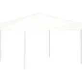 vidaXL Tente de réception pliante blanche 3x3 m