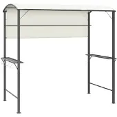 vidaXL Pavillon avec toit 220x110x200 cm Crème
