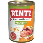 Rinti Kennerfleish Senior Chicken - avec du poulet pour les chiens âgés - 6x400 g
