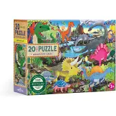 Eeboo Puzzle Terre Des Dinosaures - 10 à 25 pièces