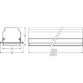 Trilux Support d'appareils LED 50W 765 E-Line Next Fix