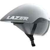 Lazer Volante KinetiCore Triathlon/Contre-la-montre Matte White Silver (S) 52-56 cm
