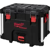 Milwaukee Coffre de chantier - - PACKOUT XL - Capacité 45kg - Résistant aux impacts - IP 65 étanche