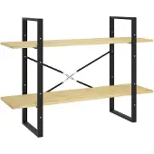 vidaXL Bibliothèque à 2 niveaux 100x30x70 cm Bois de pin massif