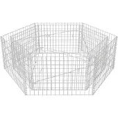 vidaXL Lit surélevé à gabion hexagonale 160x140x50 cm