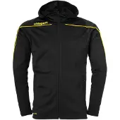 Uhlsport Stream 22 Track Hood blouson noir/jaune citron 164