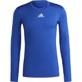 Adidas T-Shirt fonctionnel bleu / blanc