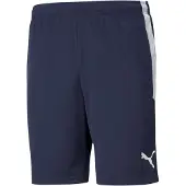 Puma Pantalon de sport 'TeamLiga' bleu foncé / blanc