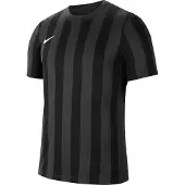 Nike Dri Fit Division 4 Striped Short Sleeve T-shirt Noir 8-9 Years Fille